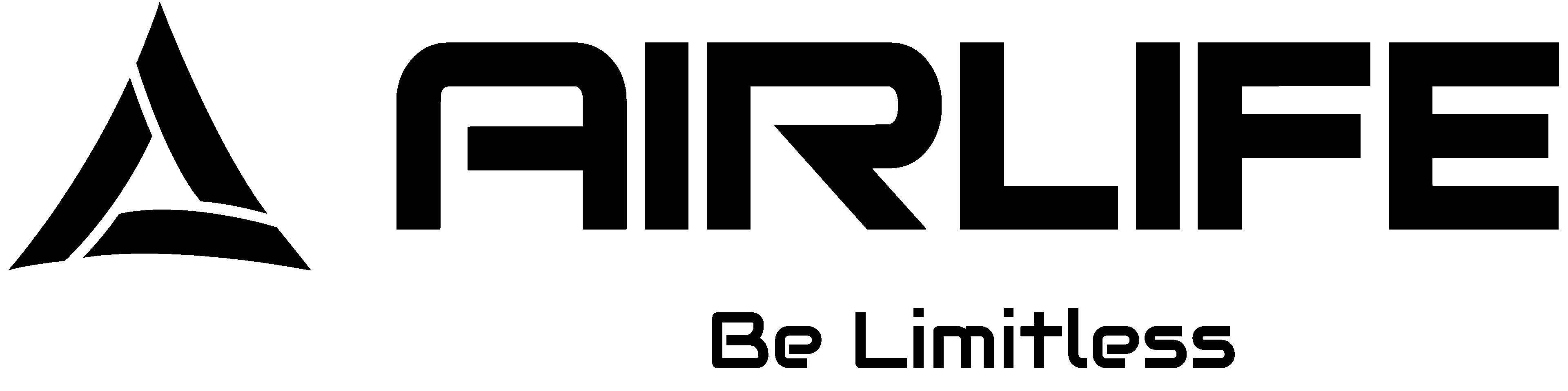 Be Limitless logo with stylized text and slogan.